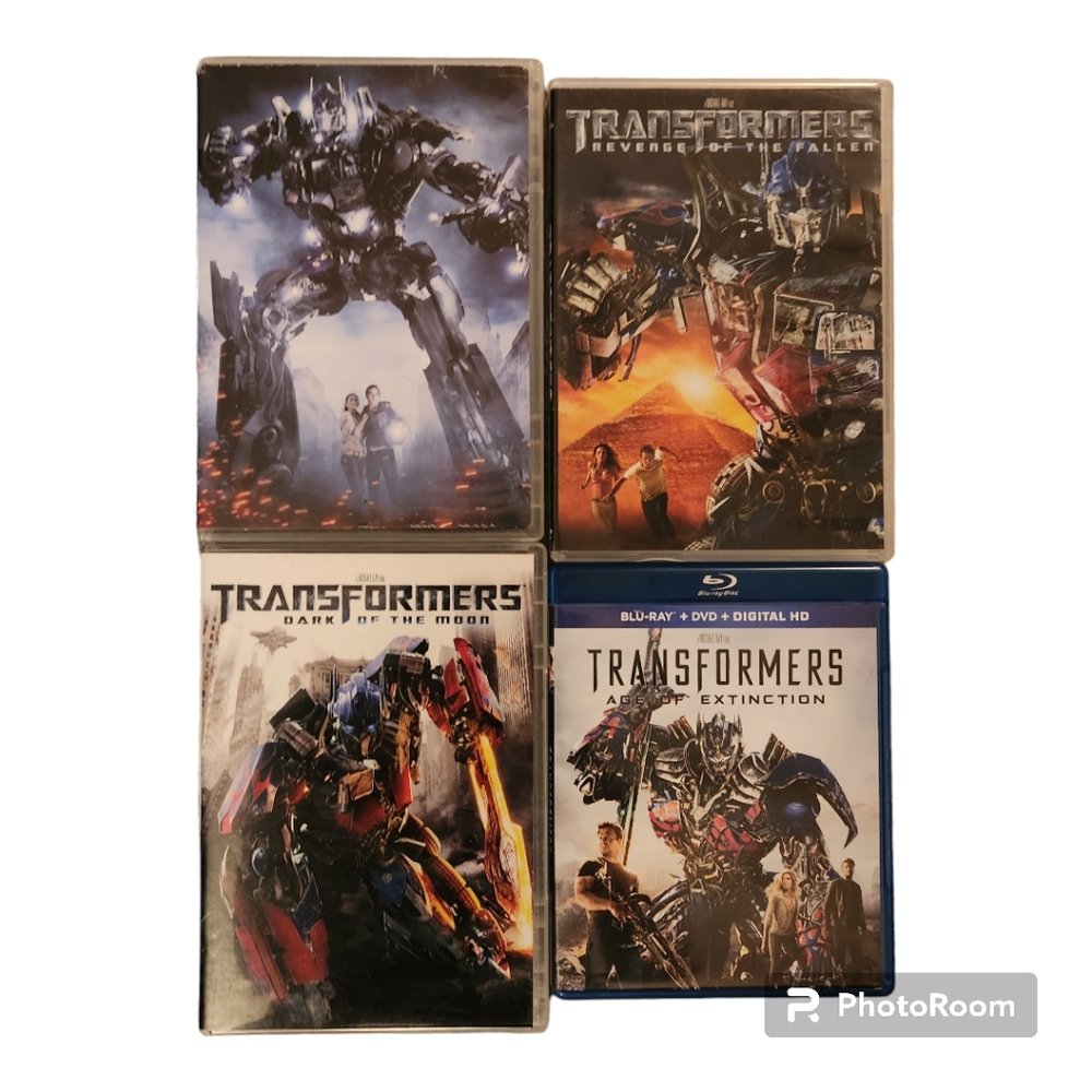 TRANSFORMERS 4-Movie Collection Lot  (DVD) Movie